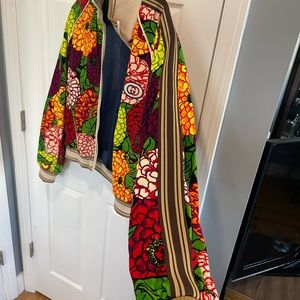 Gucci: Ken Scott print zip-up jacket